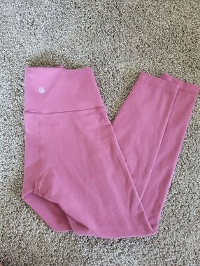 Lululemon Align High Rise Leggings Womens Size 6 Pink 25" Inseam